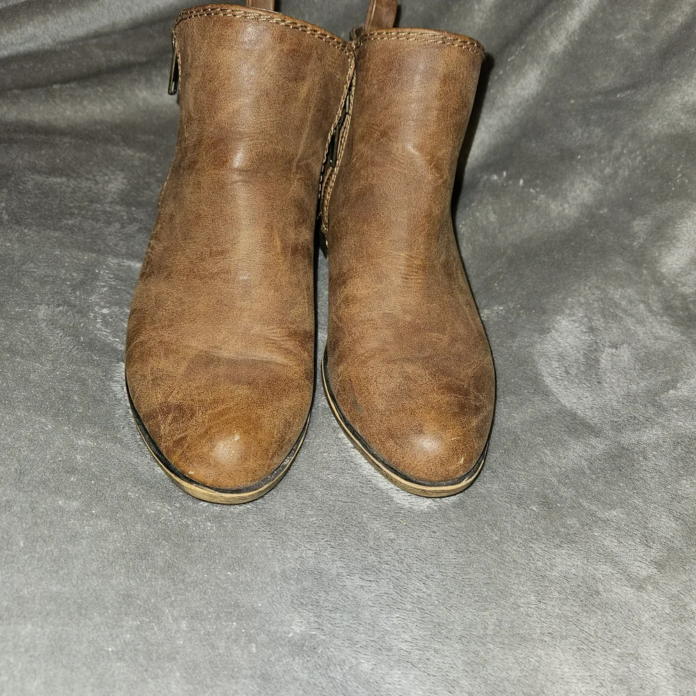 Madden Girl Tan Ankle Booties - Picture 3 of 4